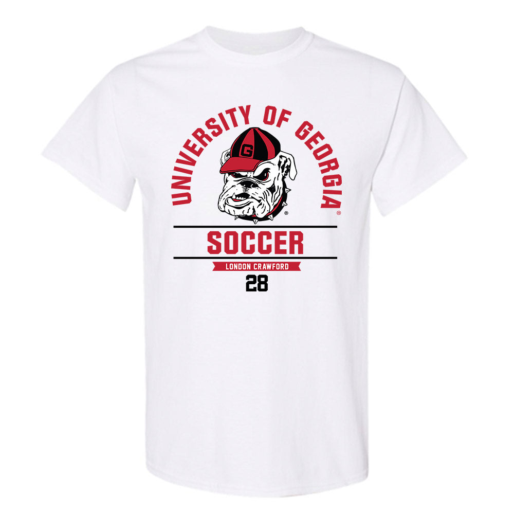 Georgia - NCAA Women's Soccer : London Crawford - Classic Fashion Shersey T-Shirt-0