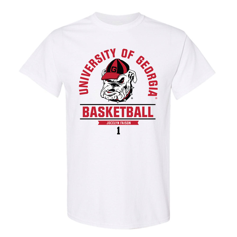 Georgia - NCAA Women's Basketball : Jocelyn Faison - Classic Fashion Shersey T-Shirt-0