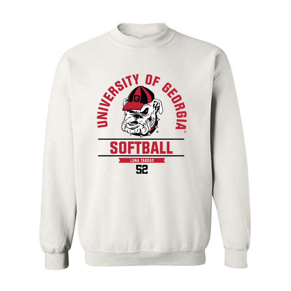 Georgia - NCAA Softball : Luna Taboas - Classic Fashion Shersey Crewneck Sweatshirt-0