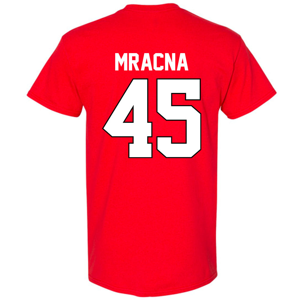 Georgia - NCAA Baseball : Christian Mracna - Sports Shersey T-Shirt-1