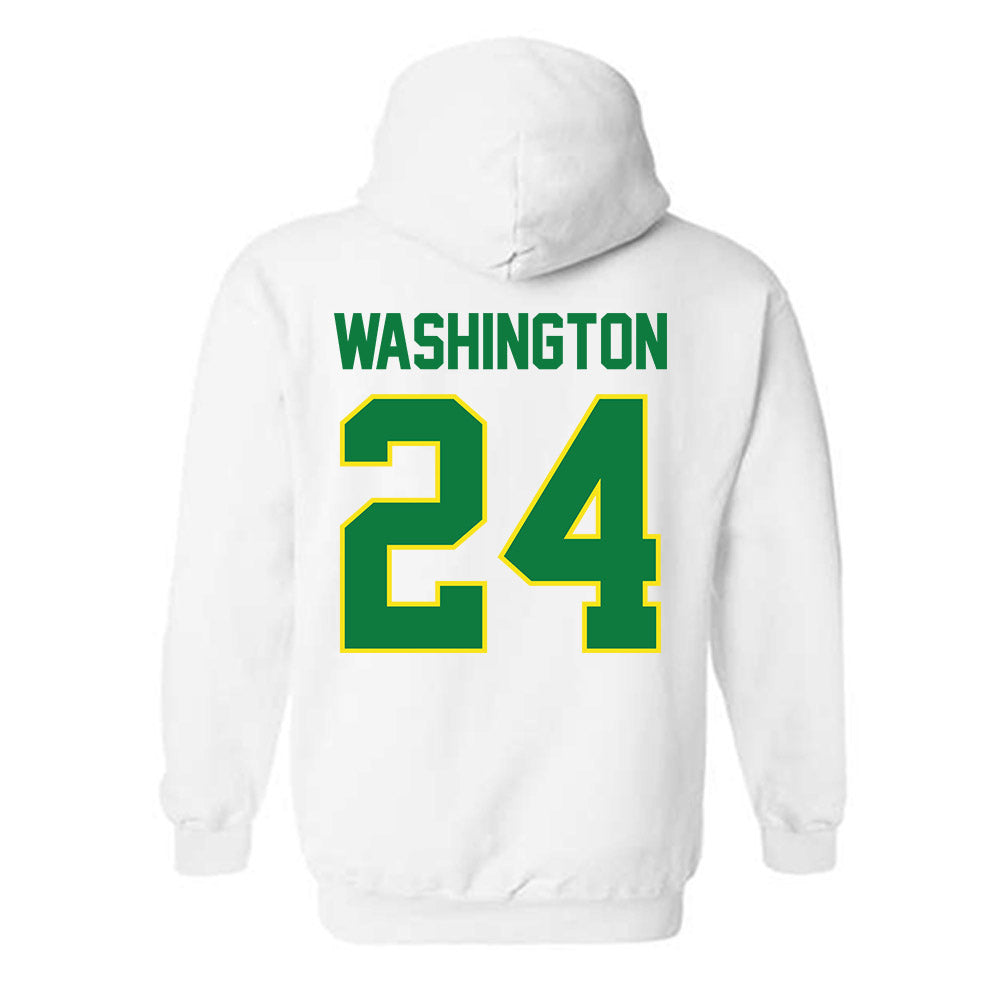 Oregon - NCAA Football : Jett Washington - Classic Shersey Hooded Sweatshirt-1