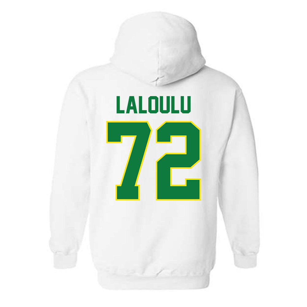 Oregon - NCAA Football : Iapani Laloulu - Classic Shersey Hooded Sweatshirt-1