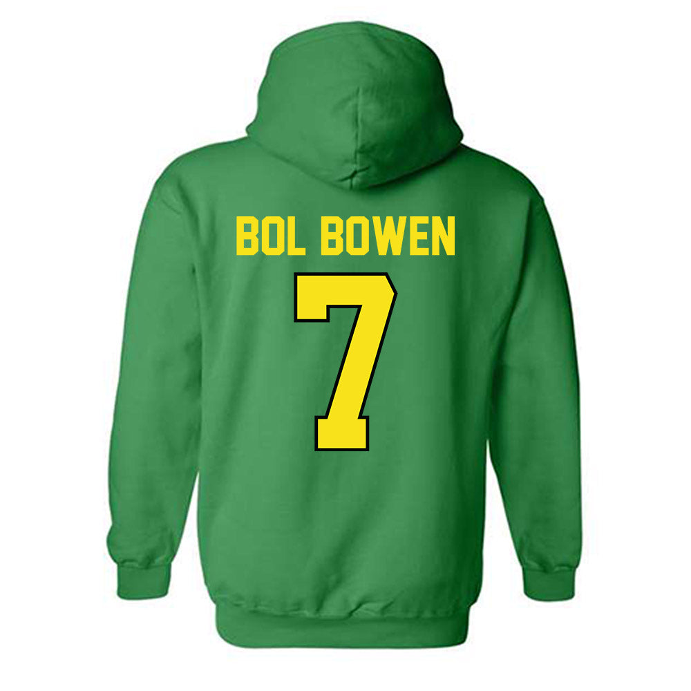 Oregon - NCAA Men's Basketball : Taylor Bol Bowen - Classic Shersey Hooded Sweatshirt-1