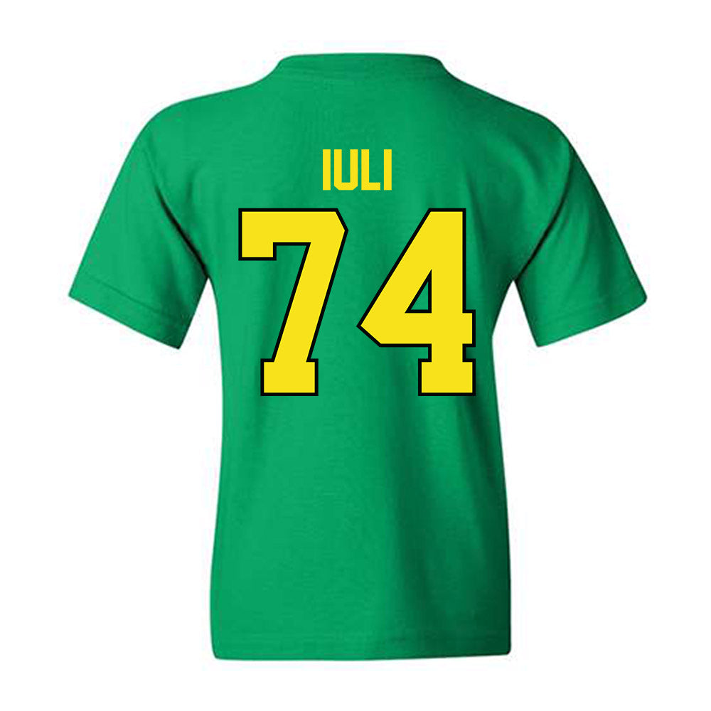Oregon - NCAA Football : Dave Iuli - Classic Shersey Youth T-Shirt-1