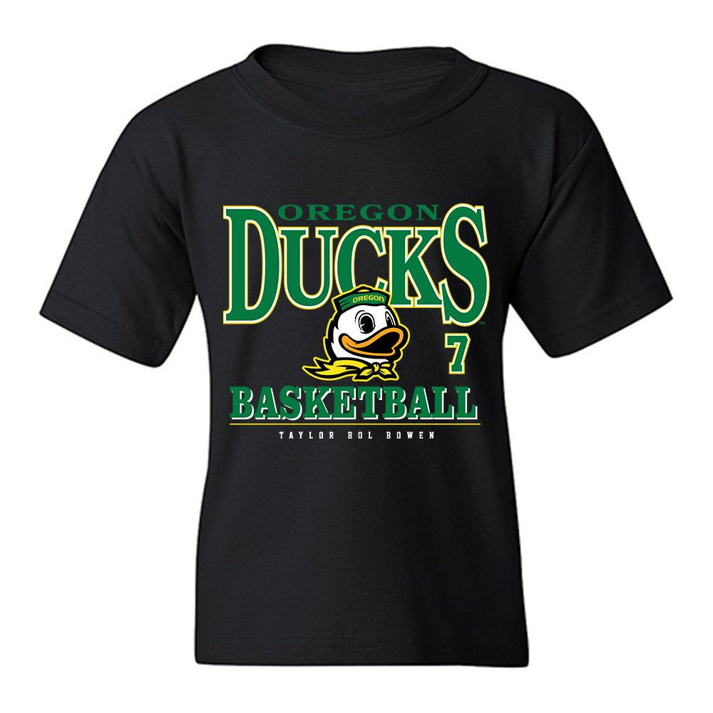 Oregon - NCAA Men's Basketball : Taylor Bol Bowen - Classic Fashion Shersey Youth T-Shirt-0