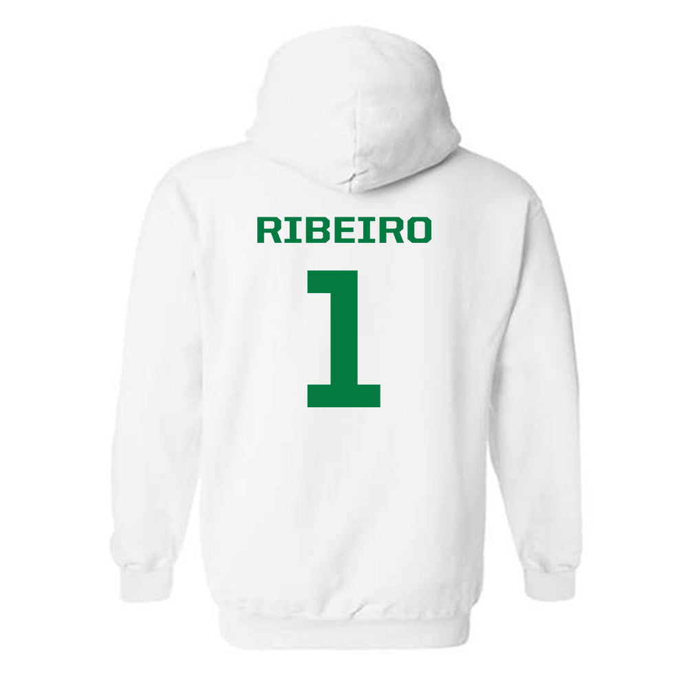 Oregon - NCAA Women's Volleyball : Maila Ribeiro - Classic Fashion Shersey Hooded Sweatshirt-1