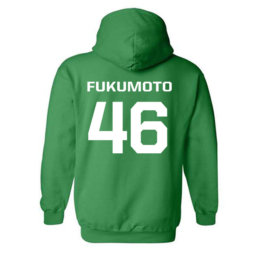 Oregon - NCAA Women's Volleyball : Natalie Fukumoto - Classic Fashion Shersey Hooded Sweatshirt-1