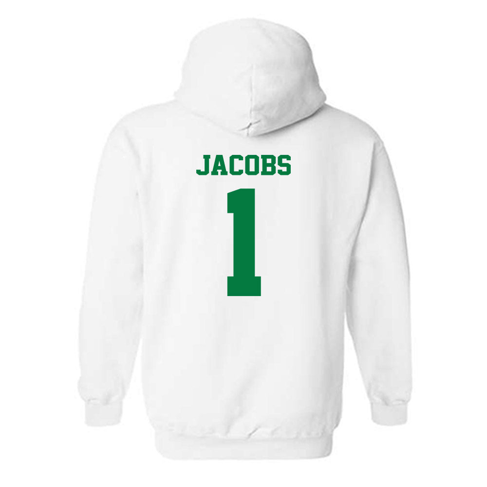 Oregon - NCAA Women's Basketball : Mia Jacobs - Classic Fashion Shersey Hooded Sweatshirt-1