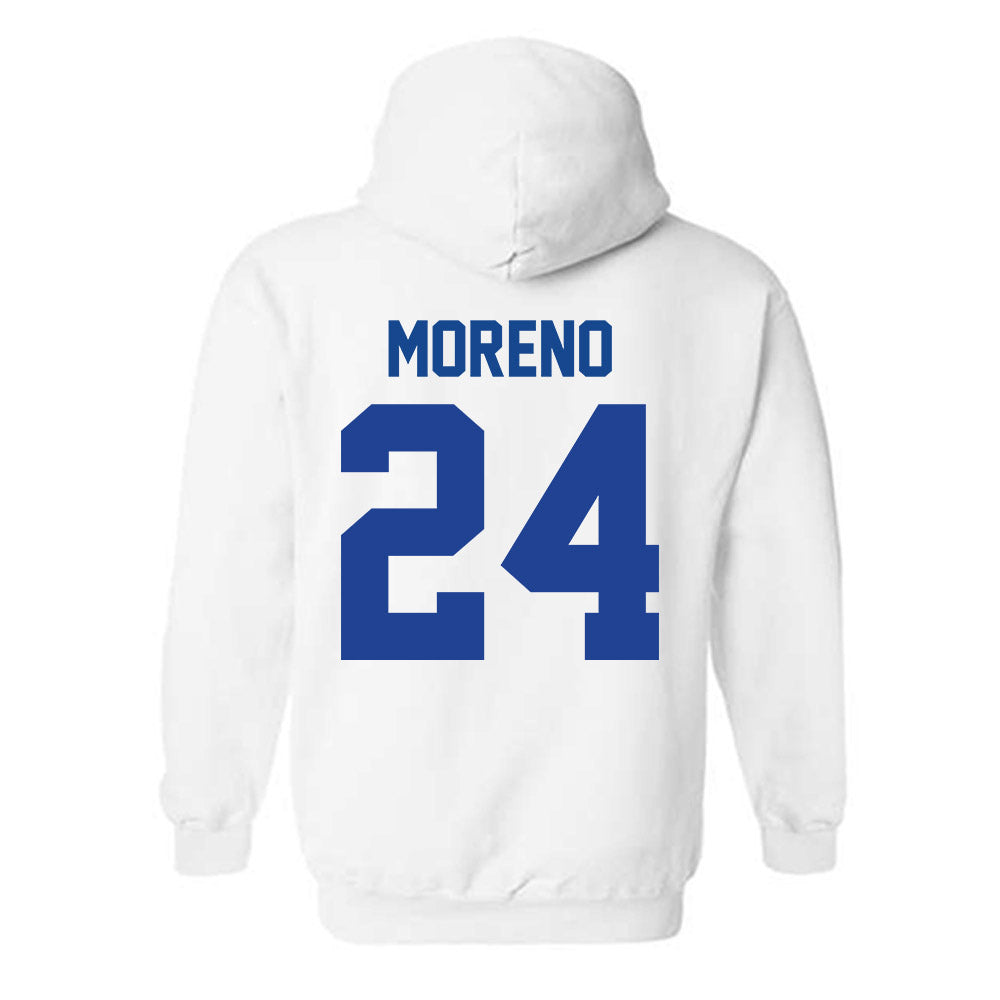 Kentucky - NCAA Men's Basketball : Malachi Moreno - Classic Shersey Hooded Sweatshirt-1