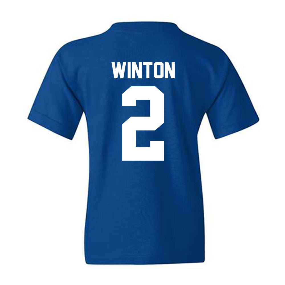 Kentucky - NCAA Women's Soccer : Isa Winton - Classic Shersey Youth T-Shirt-1