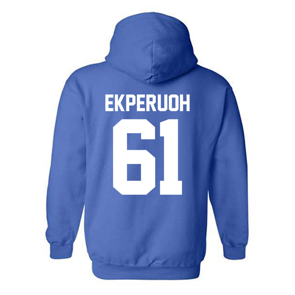 Kentucky - NCAA Football : Jason Ekperuoh - Classic Shersey Hooded Sweatshirt-1