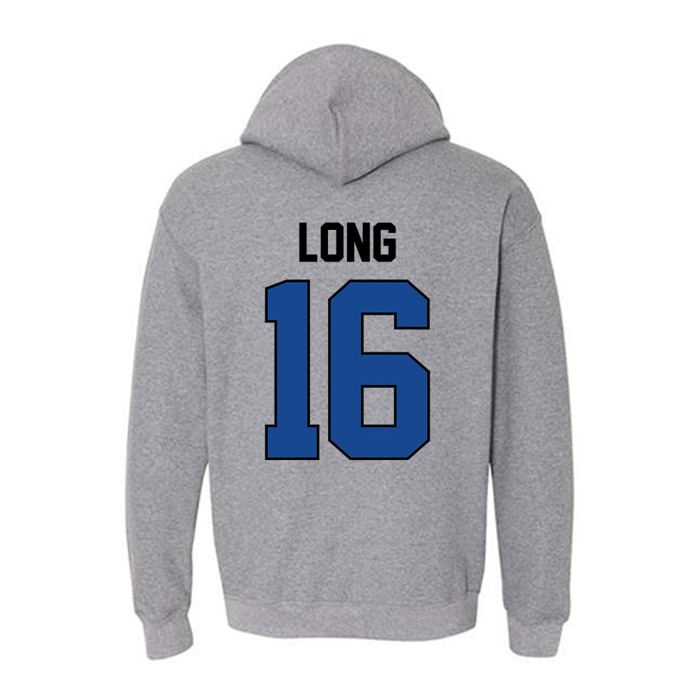 Kentucky - NCAA Football : JacQai Long - Classic Shersey Hooded Sweatshirt-1