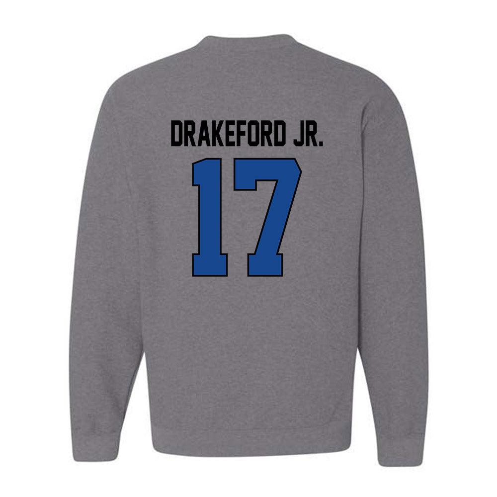 Kentucky - NCAA Football : William Drakeford Jr. - Classic Shersey Crewneck Sweatshirt-1
