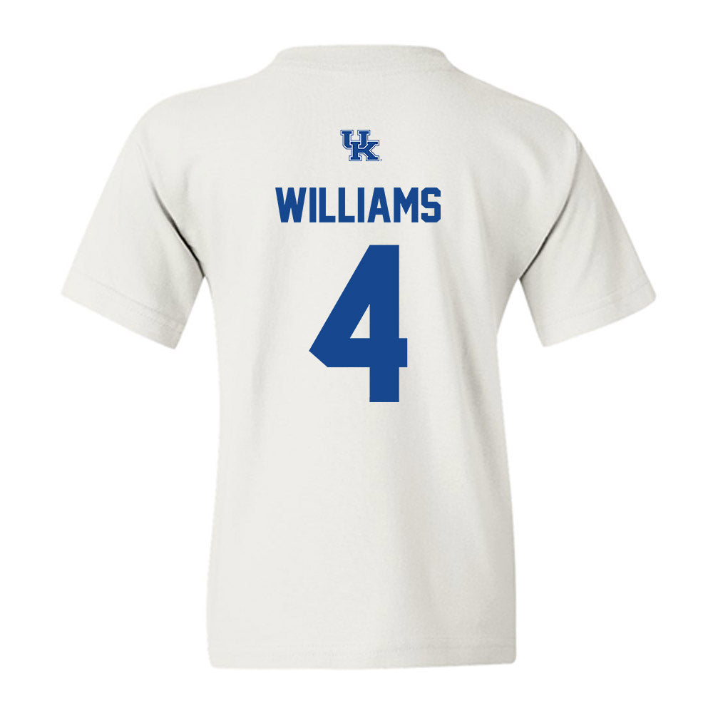 Kentucky - NCAA Men's Basketball : Mason Williams - Classic Shersey Youth T-Shirt-1