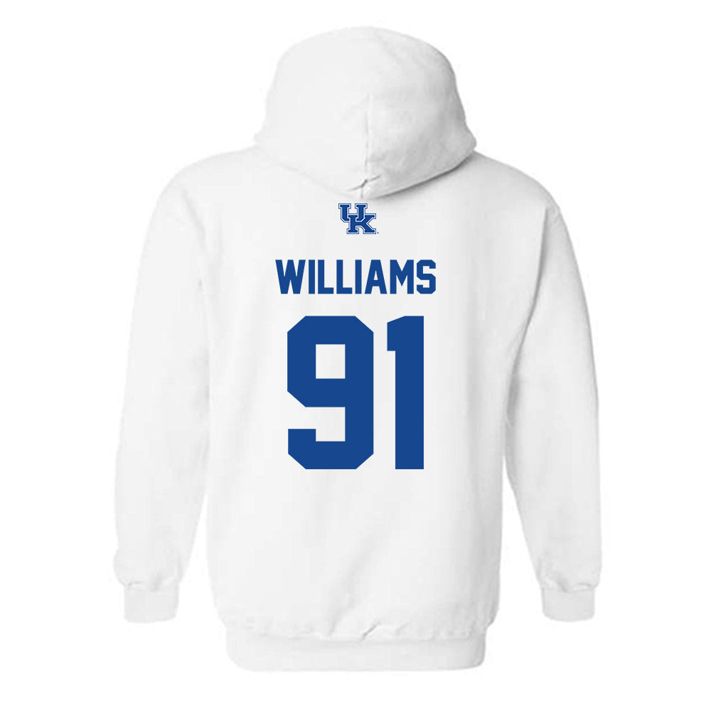Kentucky - NCAA Football : Jaden Williams - Classic Shersey Hooded Sweatshirt-1