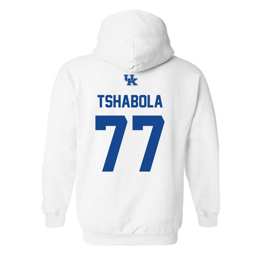 Kentucky - NCAA Football : Tegra Tshabola - Classic Shersey Hooded Sweatshirt-1