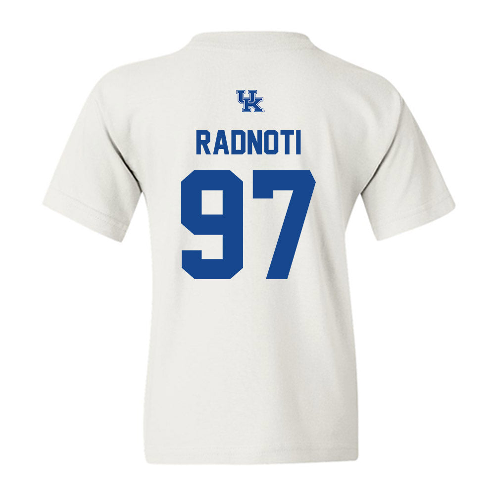 Kentucky - NCAA Football : Spencer Radnoti - Classic Shersey Youth T-Shirt-1
