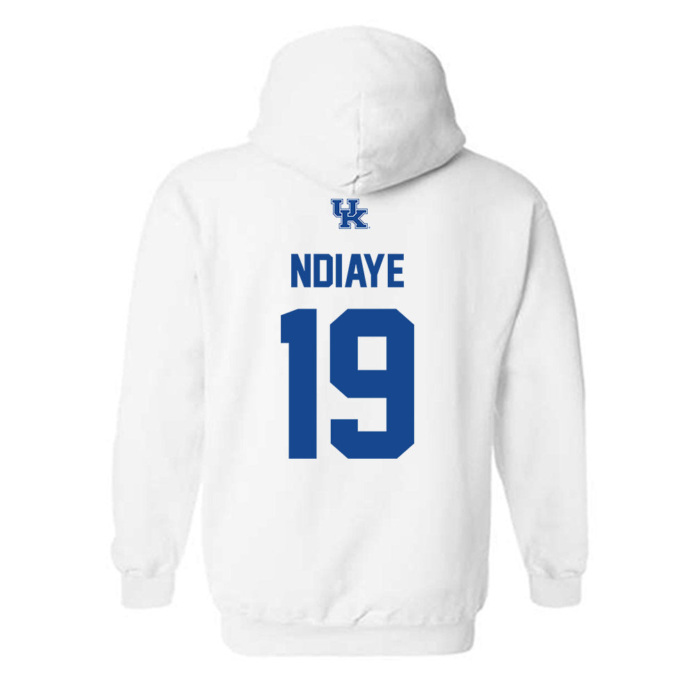 Kentucky - NCAA Men's Basketball : Ousmane Ndiaye - Classic Shersey Hooded Sweatshirt-1