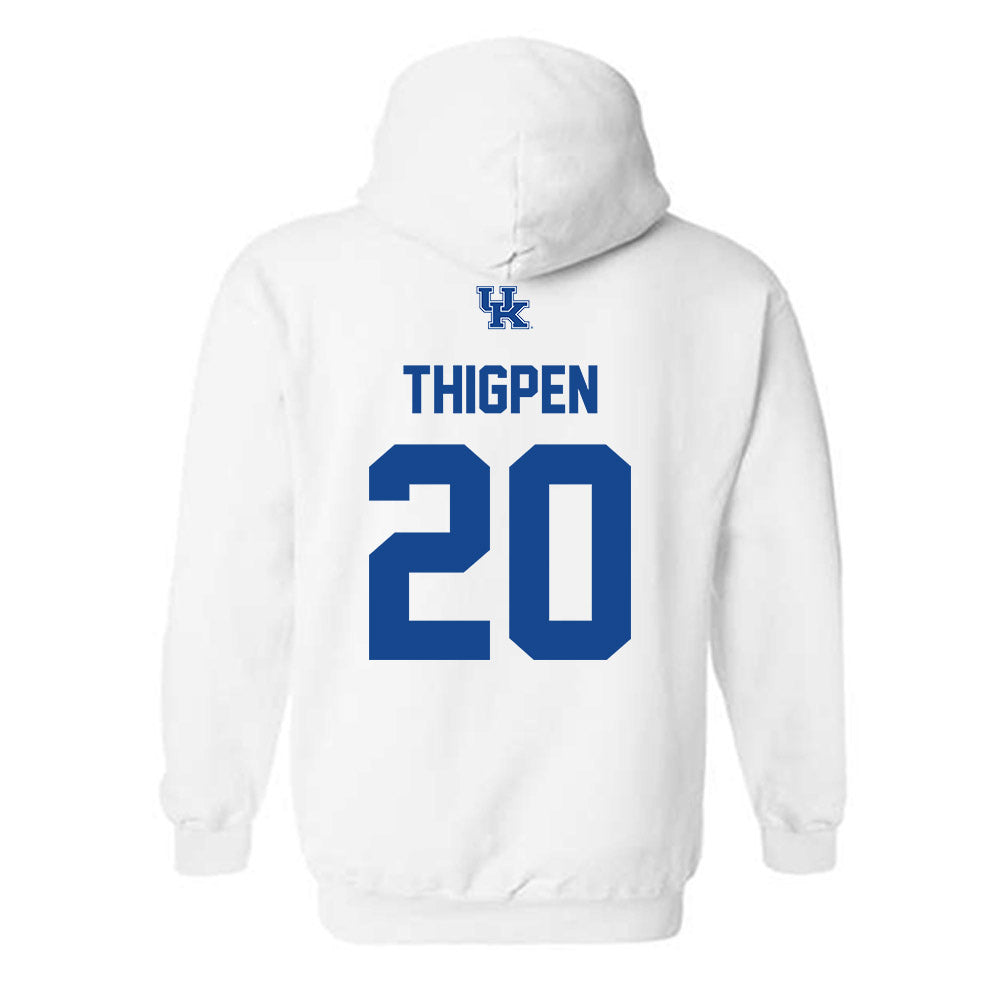 Kentucky - NCAA Women's Volleyball : Asia Thigpen - Classic Shersey Hooded Sweatshirt-1