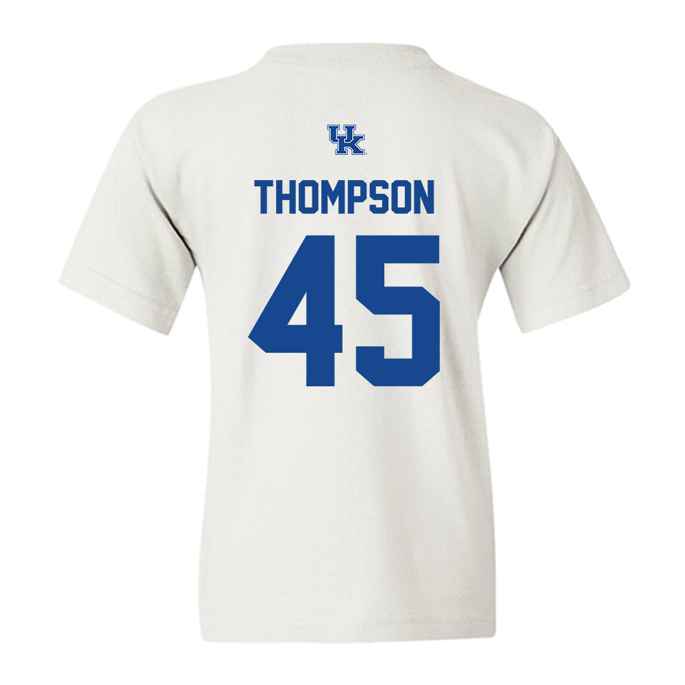 Kentucky - NCAA Football : Kris Thompson - Classic Shersey Youth T-Shirt-1
