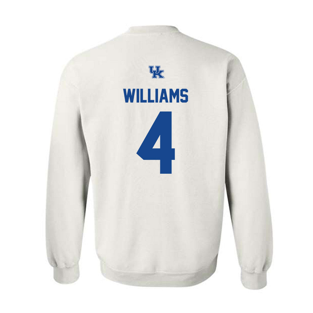 Kentucky - NCAA Men's Basketball : Mason Williams - Classic Shersey Crewneck Sweatshirt-1