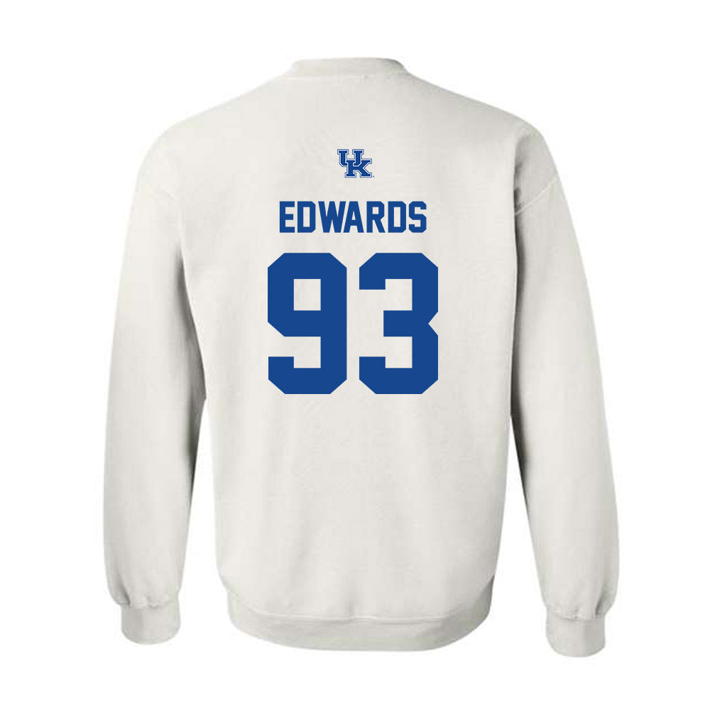 Kentucky - NCAA Football : Kalen Edwards - Classic Shersey Crewneck Sweatshirt-1