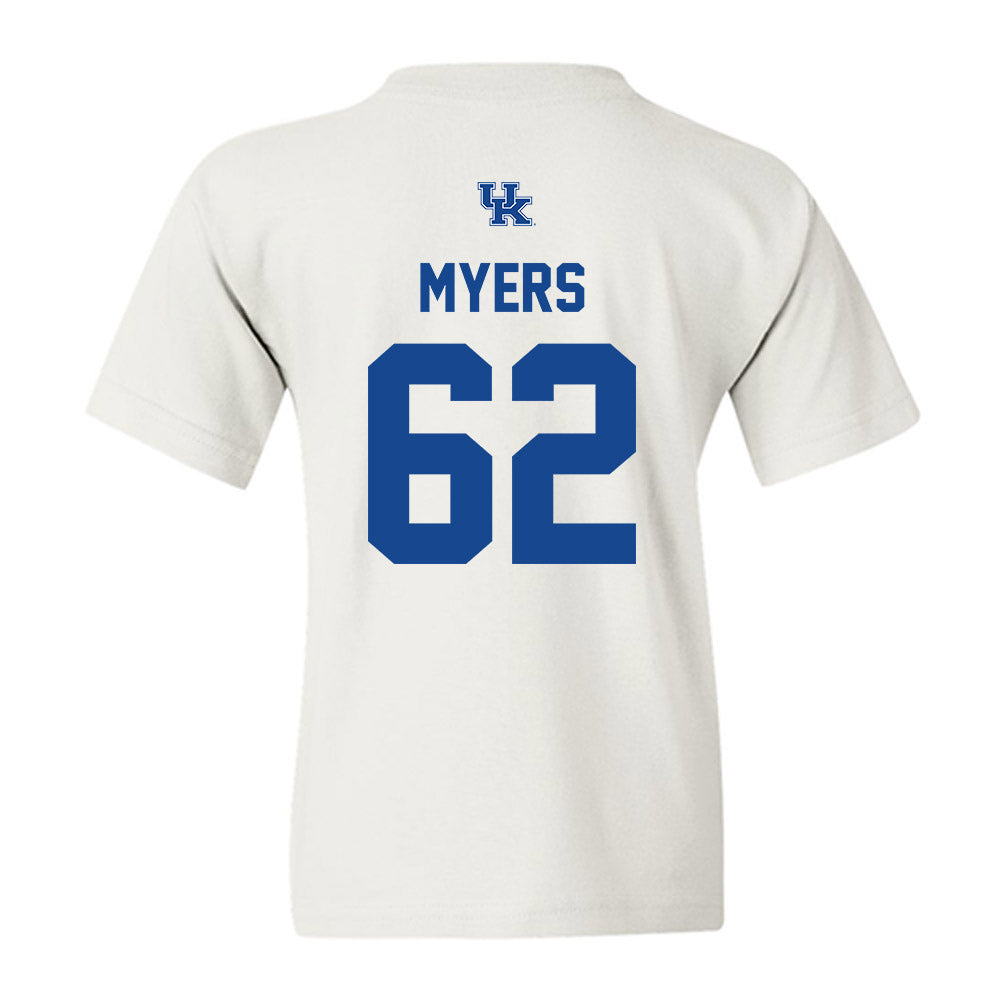 Kentucky - NCAA Football : Ben Myers - Classic Shersey Youth T-Shirt-1