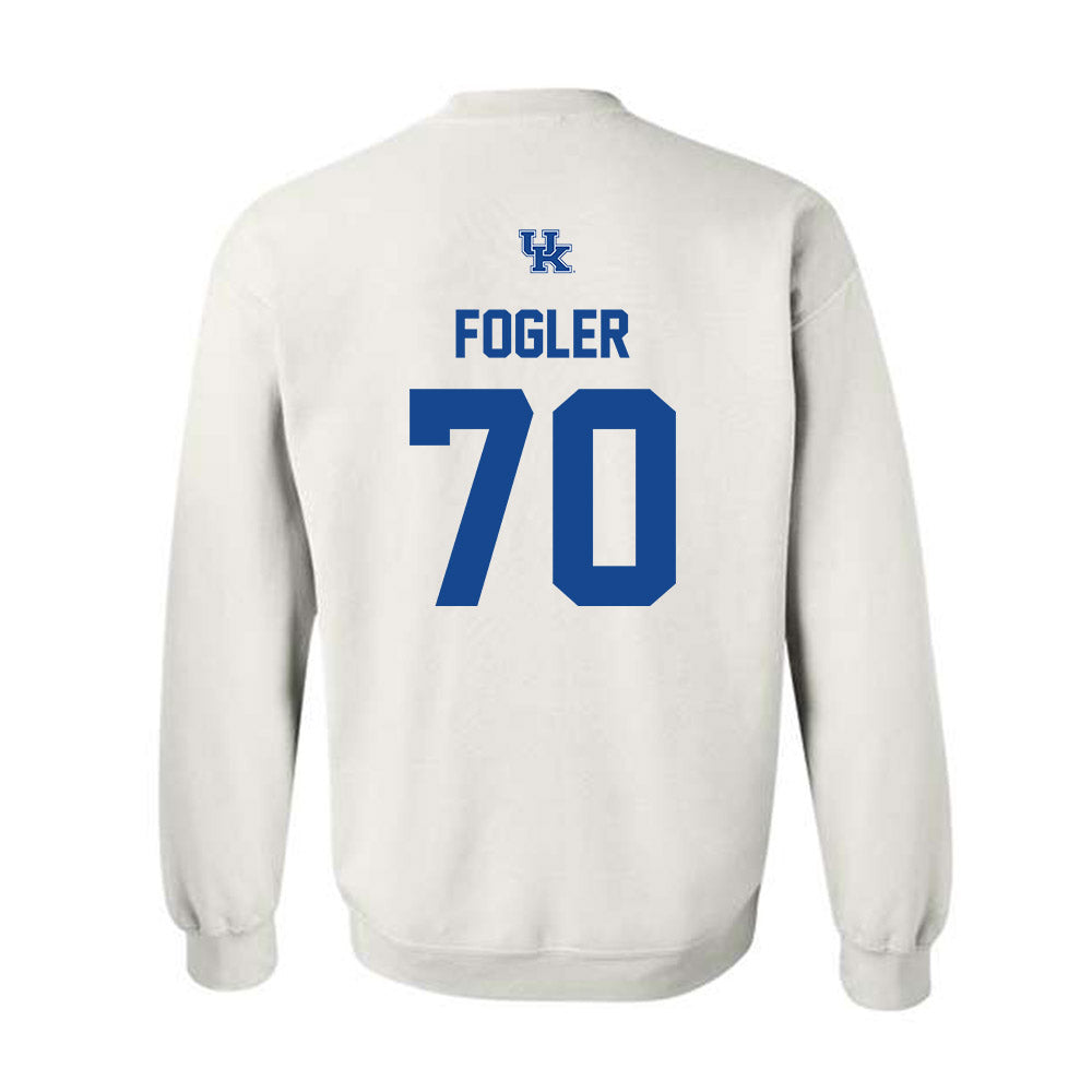 Kentucky - NCAA Football : Rob Fogler - Classic Shersey Crewneck Sweatshirt-1