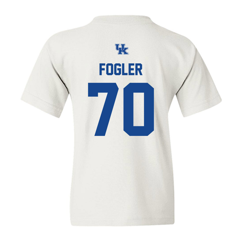 Kentucky - NCAA Football : Rob Fogler - Classic Shersey Youth T-Shirt-1