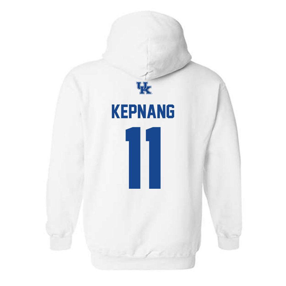 Kentucky - NCAA Men's Basketball : Franck Kepnang - Classic Shersey Hooded Sweatshirt-1