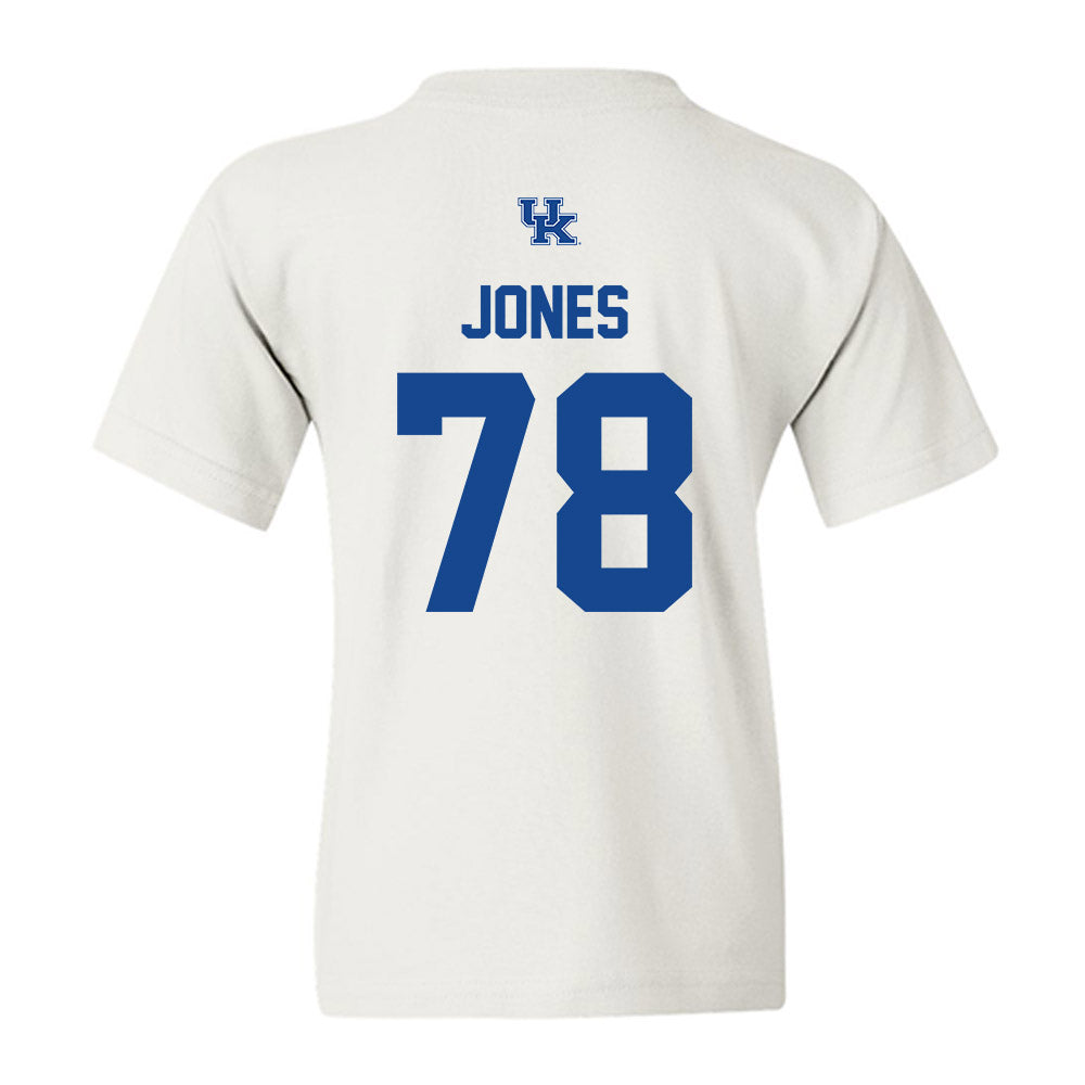 Kentucky - NCAA Football : Cameron Jones - Classic Shersey Youth T-Shirt-1