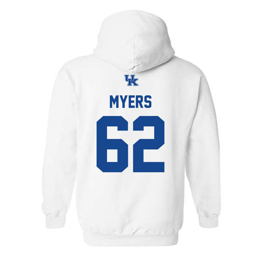 Kentucky - NCAA Football : Ben Myers - Classic Shersey Hooded Sweatshirt-1