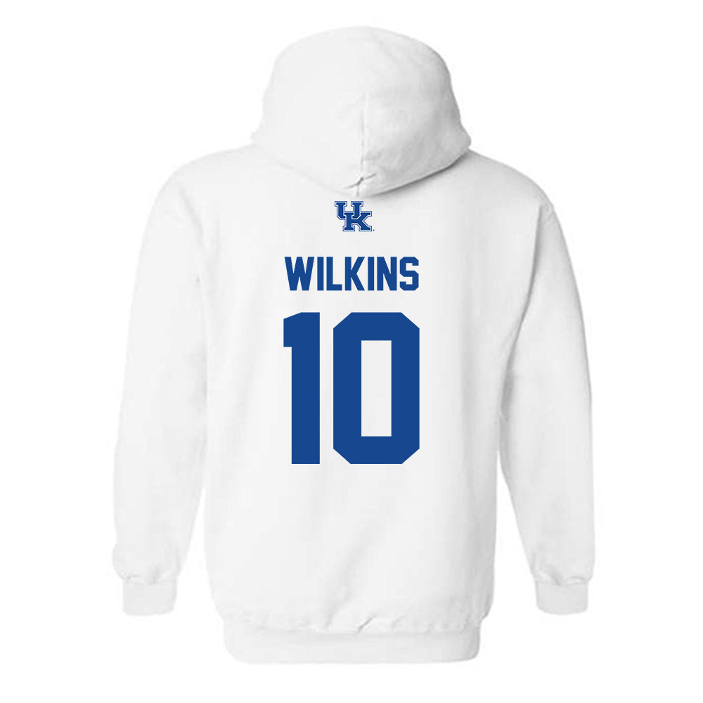 Kentucky - NCAA Men's Basketball : Alex Wilkins - Classic Shersey Hooded Sweatshirt-1