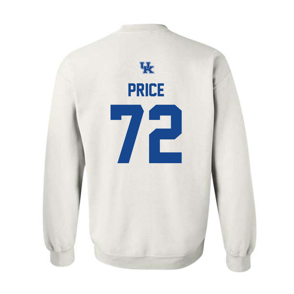 Kentucky - NCAA Football : Coleton Price - Classic Shersey Crewneck Sweatshirt-1
