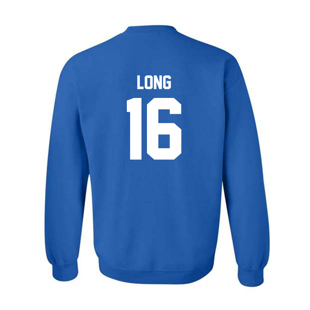 Kentucky - NCAA Football : JacQai Long - Classic Shersey Crewneck Sweatshirt-1