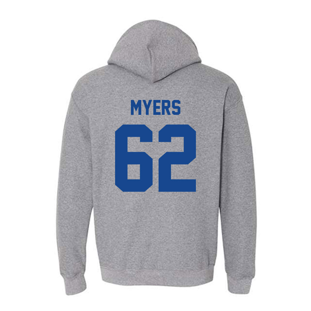 Kentucky - NCAA Football : Ben Myers - Classic Fashion Shersey Hooded Sweatshirt-1