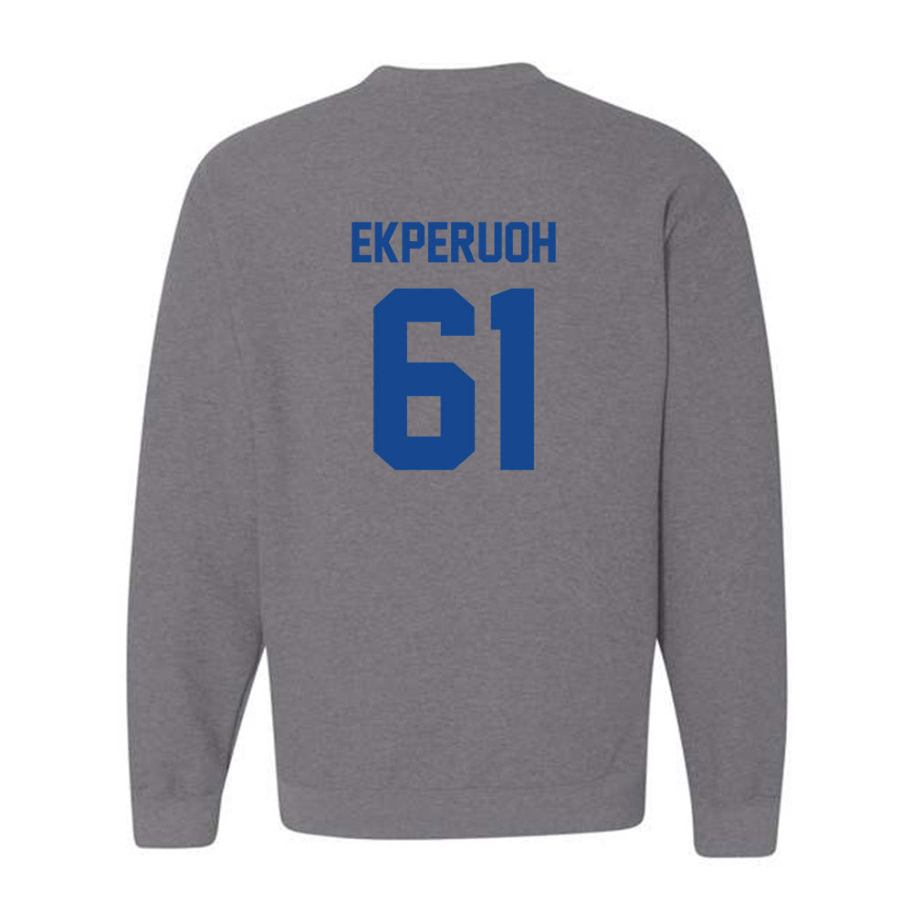 Kentucky - NCAA Football : Jason Ekperuoh - Classic Fashion Shersey Crewneck Sweatshirt-1