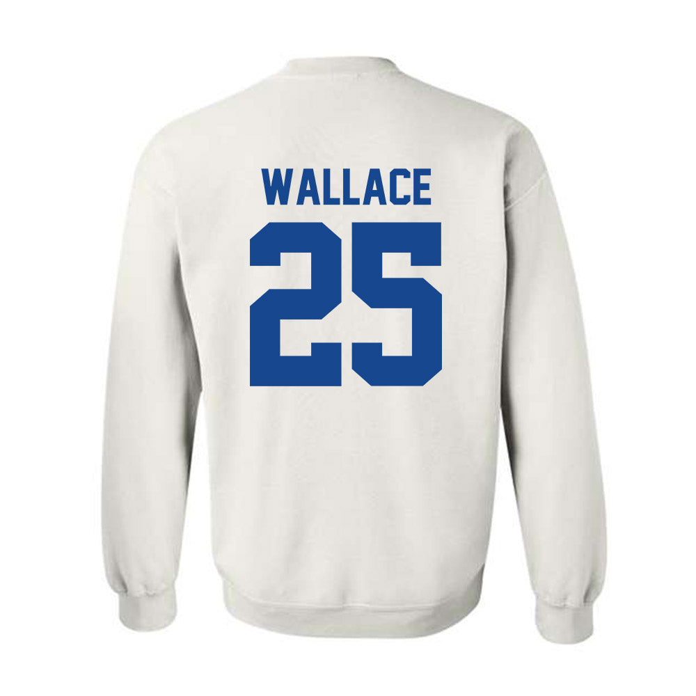 Kentucky - NCAA Football : Tavion Wallace - Sports Shersey Crewneck Sweatshirt-1