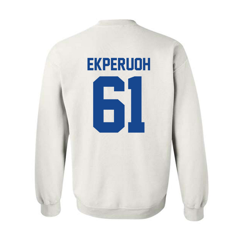 Kentucky - NCAA Football : Jason Ekperuoh - Sports Shersey Crewneck Sweatshirt-1