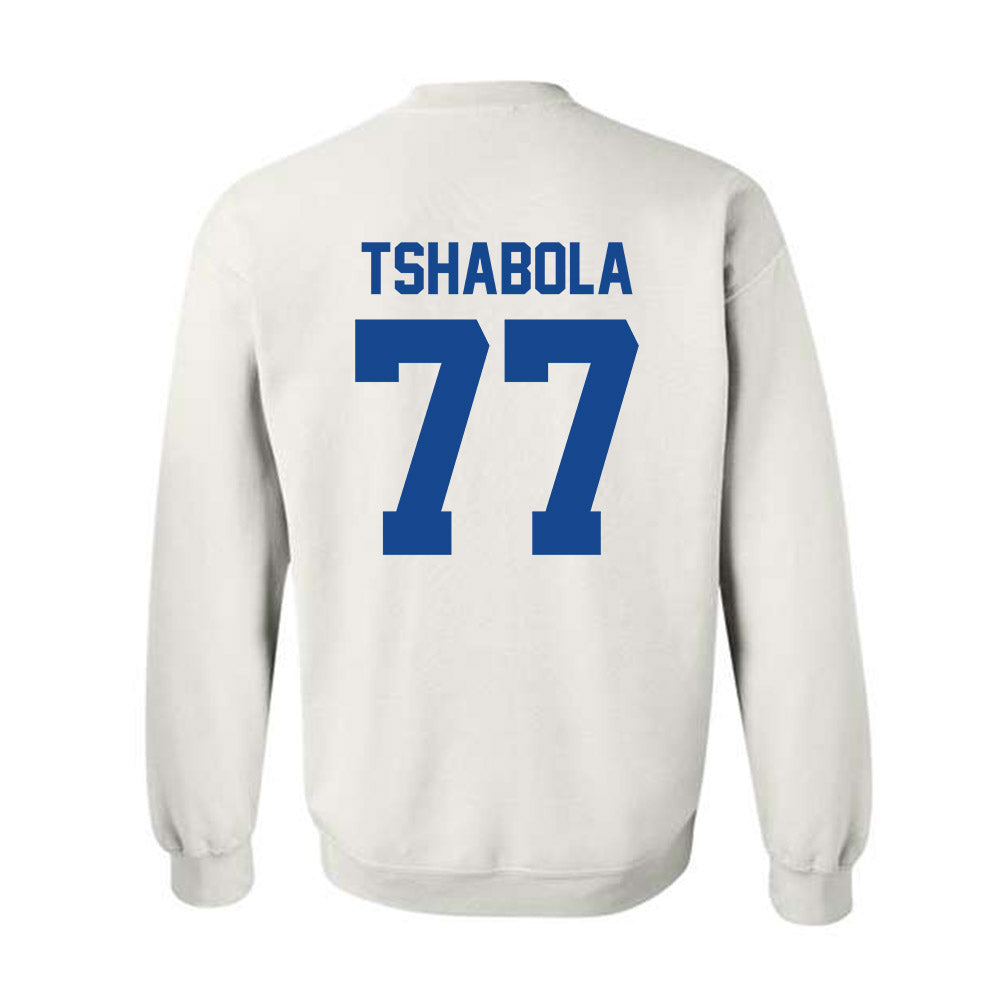 Kentucky - NCAA Football : Tegra Tshabola - Sports Shersey Crewneck Sweatshirt-1