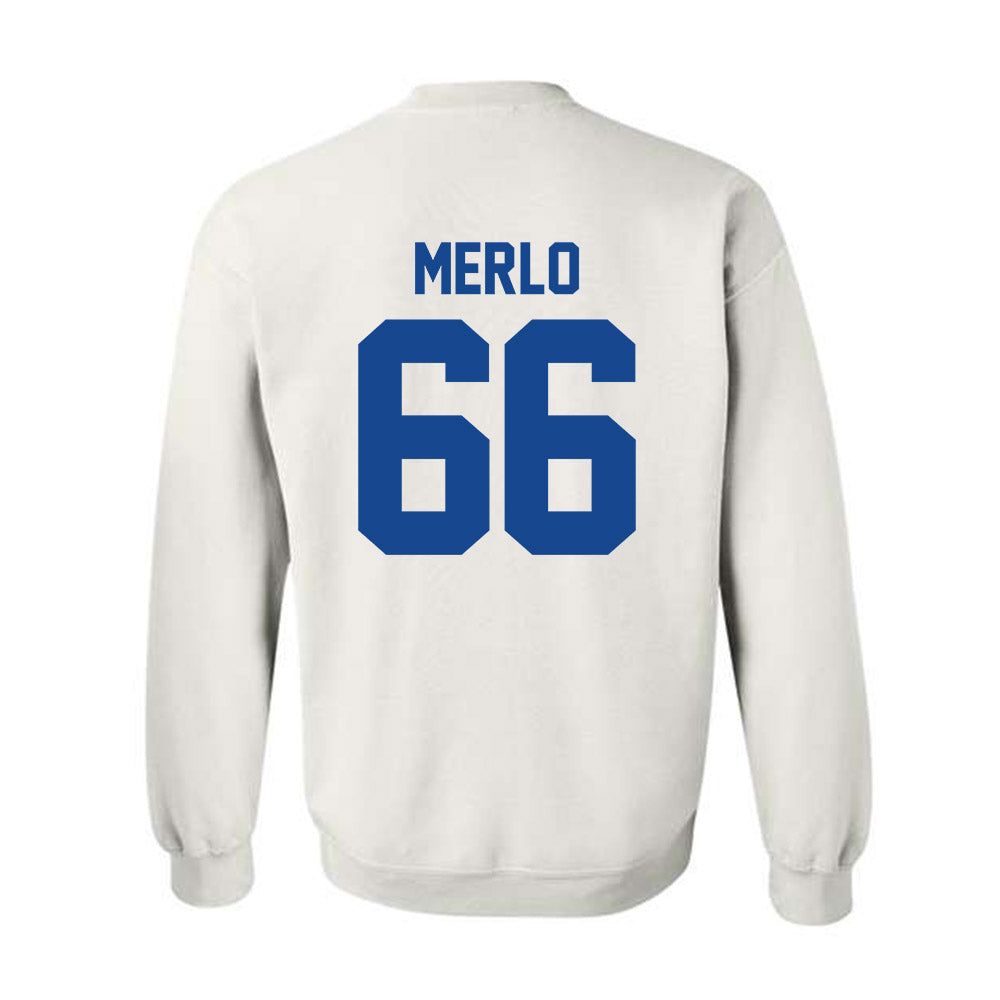 Kentucky - NCAA Football : Tino Merlo - Sports Shersey Crewneck Sweatshirt-1