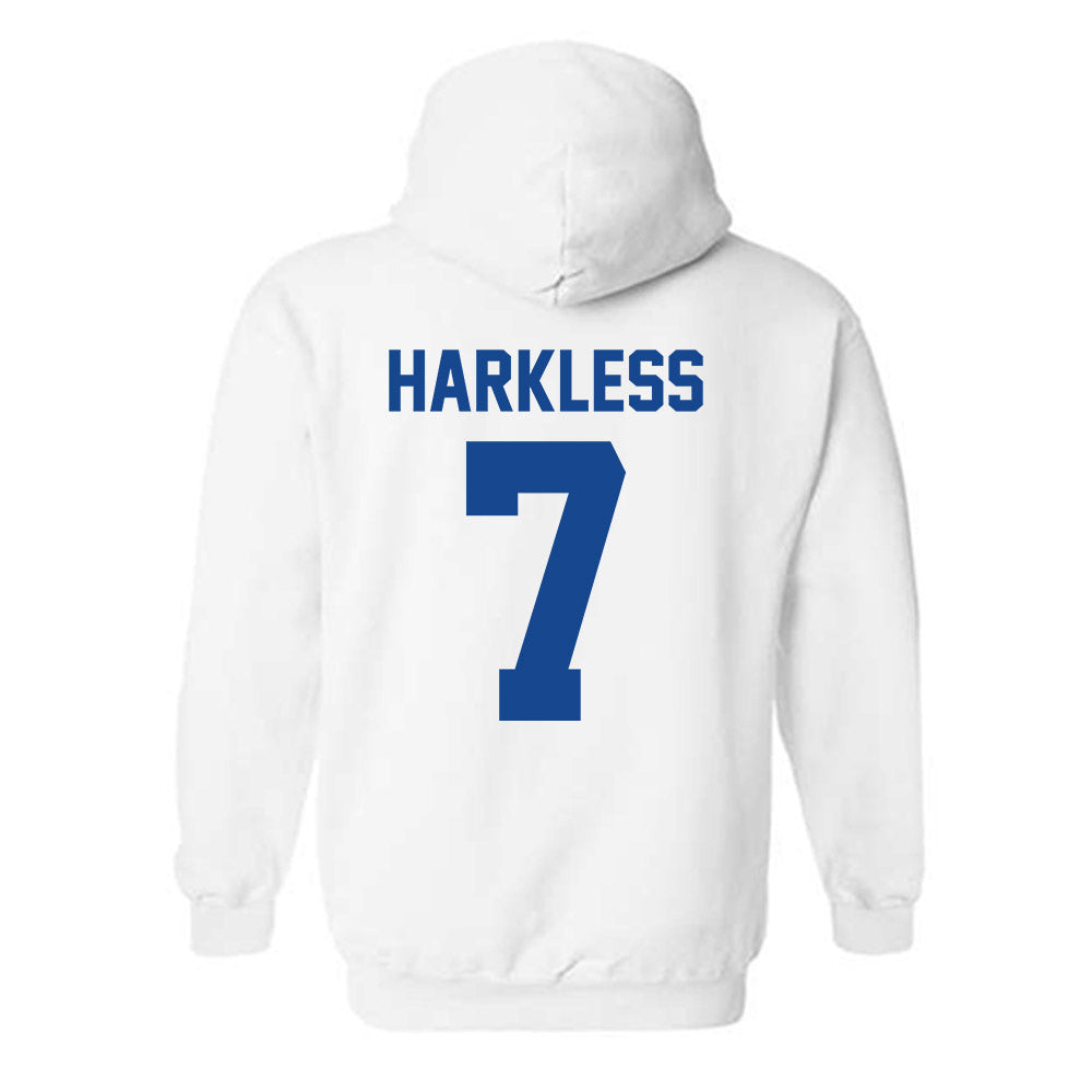 Kentucky - NCAA Football : Jamarrion Harkless - Sports Shersey Hooded Sweatshirt-1