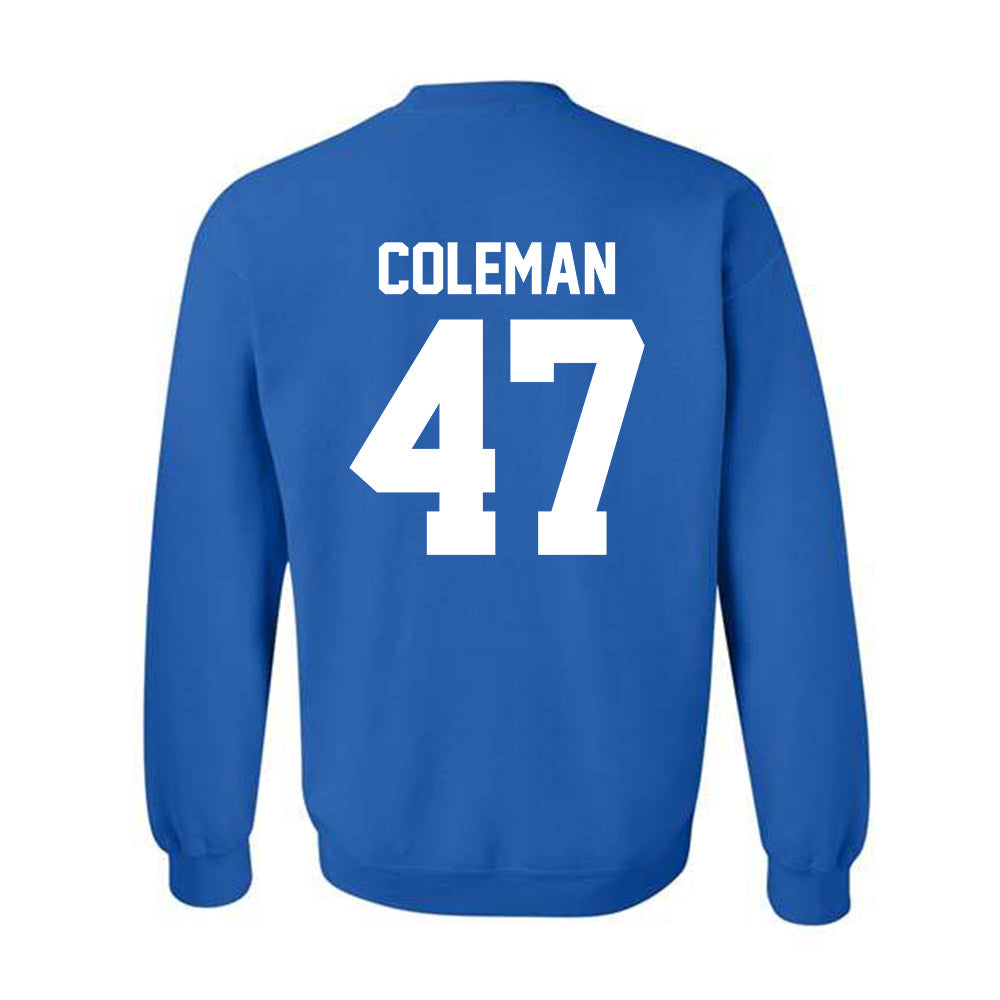 Kentucky - NCAA Baseball : Will Coleman - Sports Shersey Crewneck Sweatshirt-1