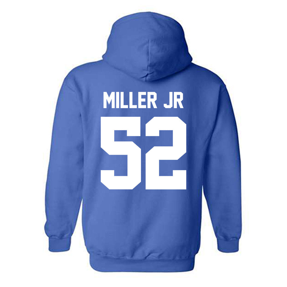 Kentucky - NCAA Football : Cameron Miller Jr - Sports Shersey Hooded Sweatshirt-1