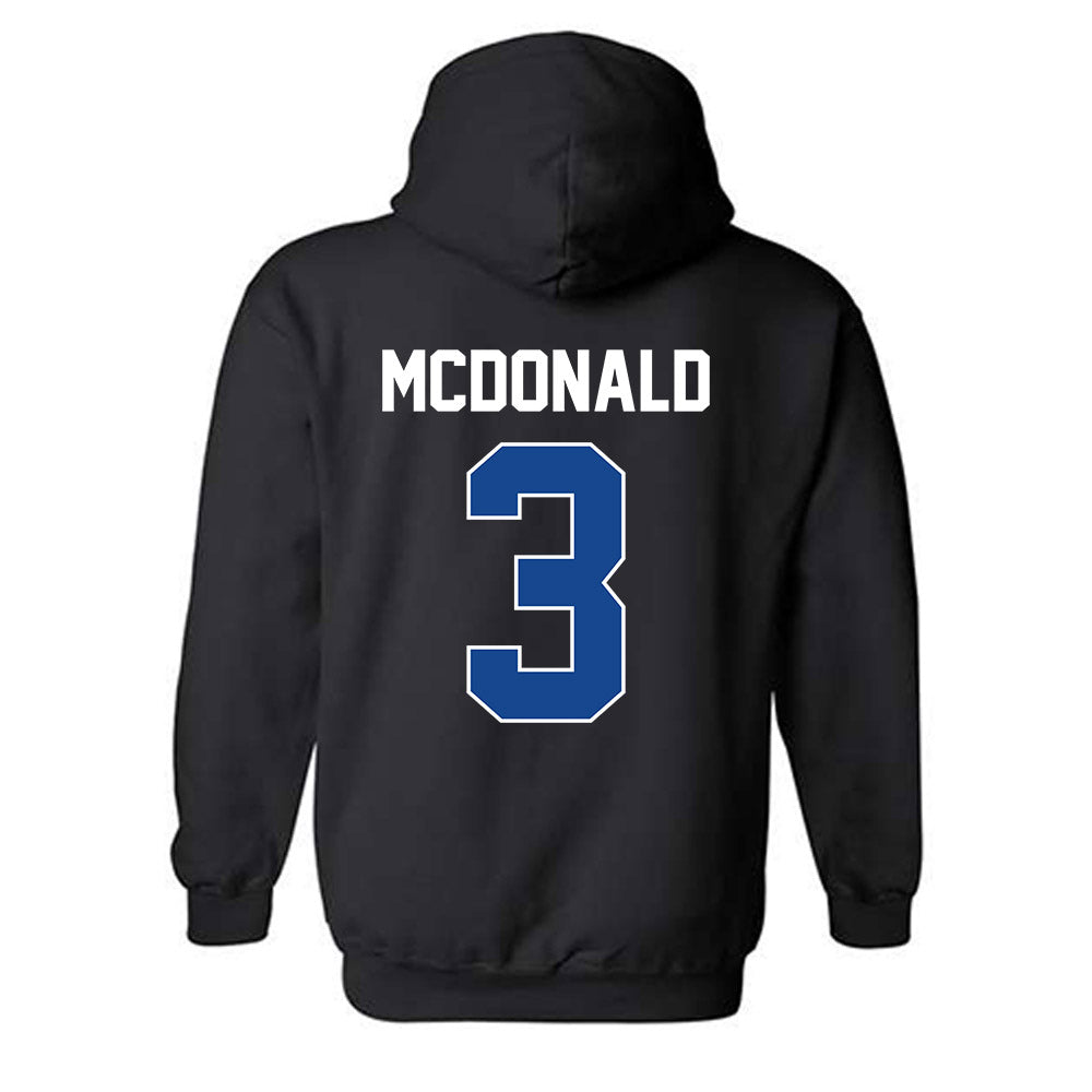 Kentucky - NCAA Women's Basketball : Emily McDonald - Sports Shersey Hooded Sweatshirt-1