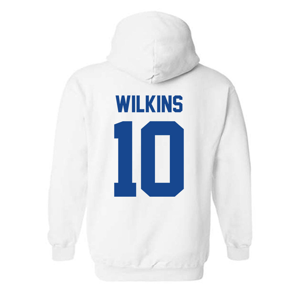 Kentucky - NCAA Men's Basketball : Alex Wilkins - Sports Shersey Hooded Sweatshirt-1