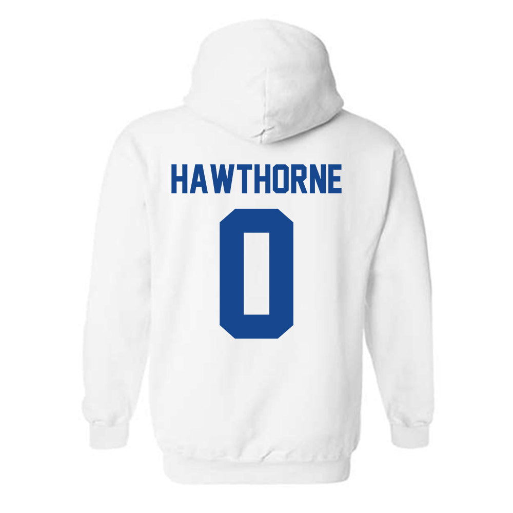 Kentucky - NCAA Men's Basketball : Zyon Hawthorne - Sports Shersey Hooded Sweatshirt-1
