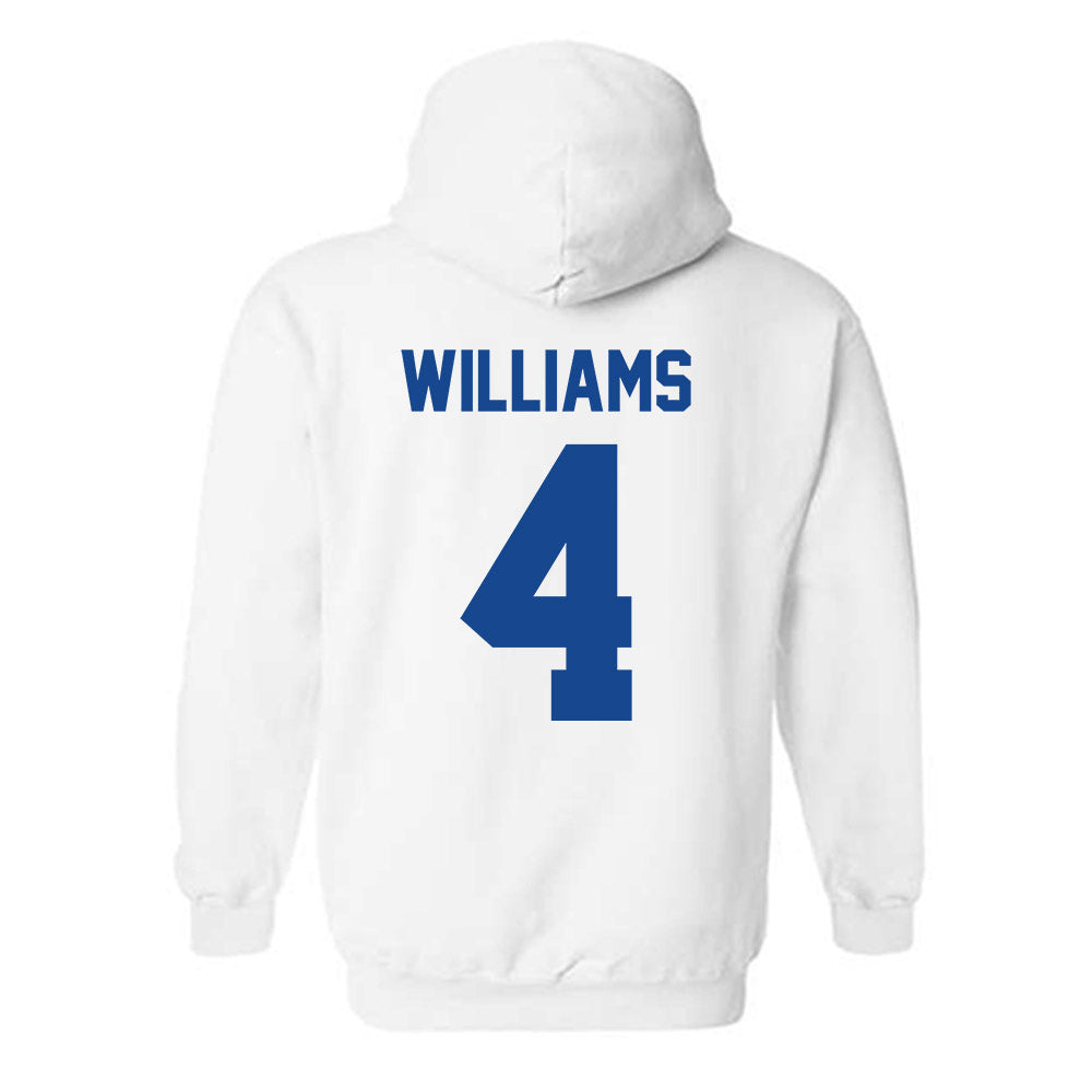 Kentucky - NCAA Men's Basketball : Mason Williams - Sports Shersey Hooded Sweatshirt-1