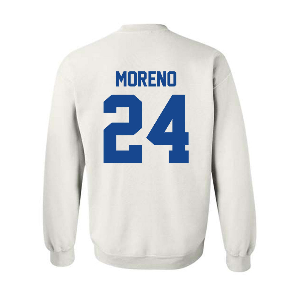 Kentucky - NCAA Men's Basketball : Malachi Moreno - Sports Shersey Crewneck Sweatshirt-1