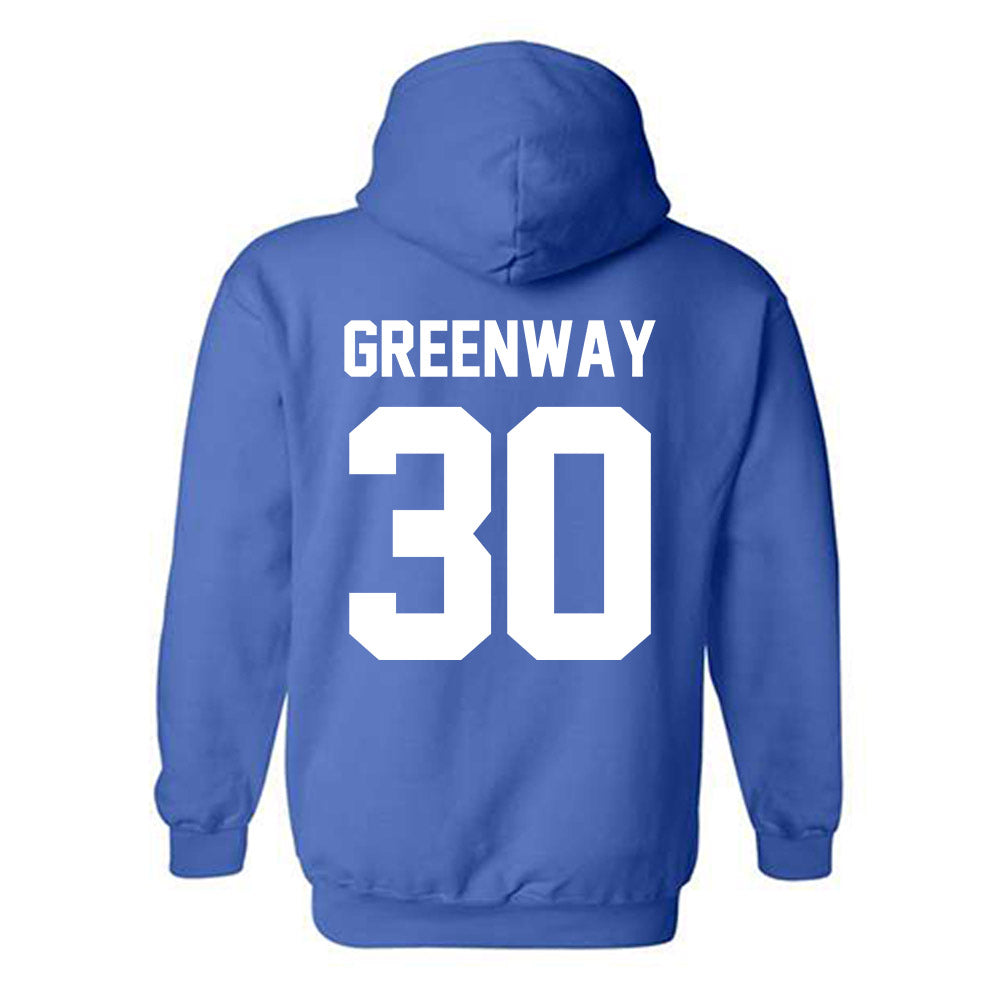 Kentucky - NCAA Women's Basketball : Maddyn Greenway - Sports Shersey Hooded Sweatshirt-1